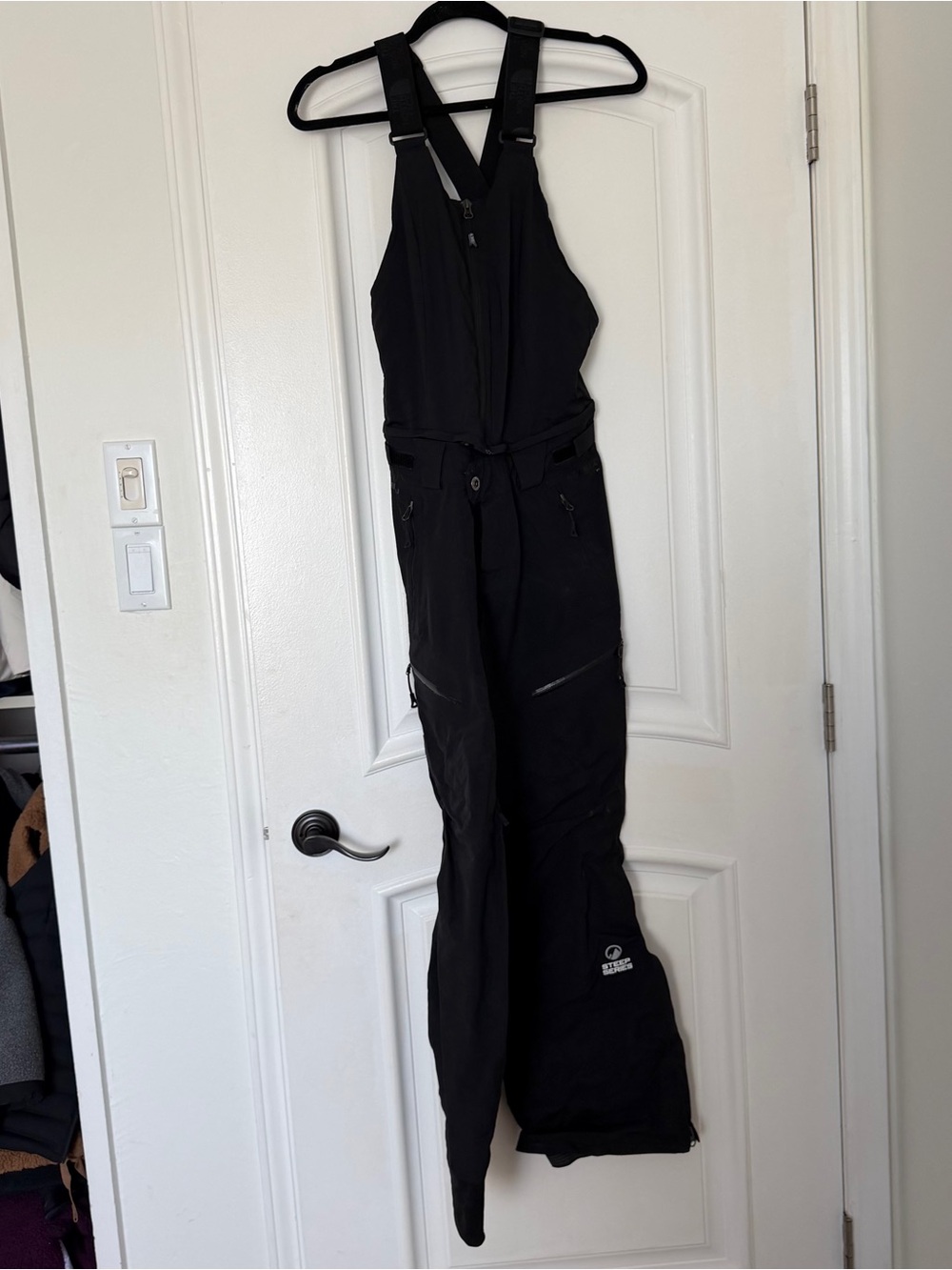The North Face Black Women's Ski Snow Bib Pants with Adjustable Straps